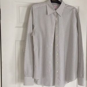 Brooks Brothers stripped blouse.